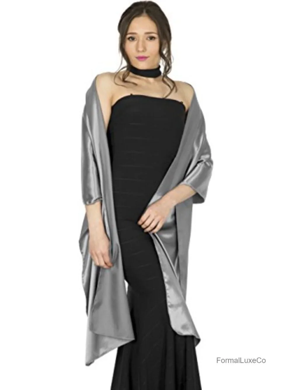 Satin Shawl Bridesmaid Wedding Wrap Scarf Wraps & Pashminas